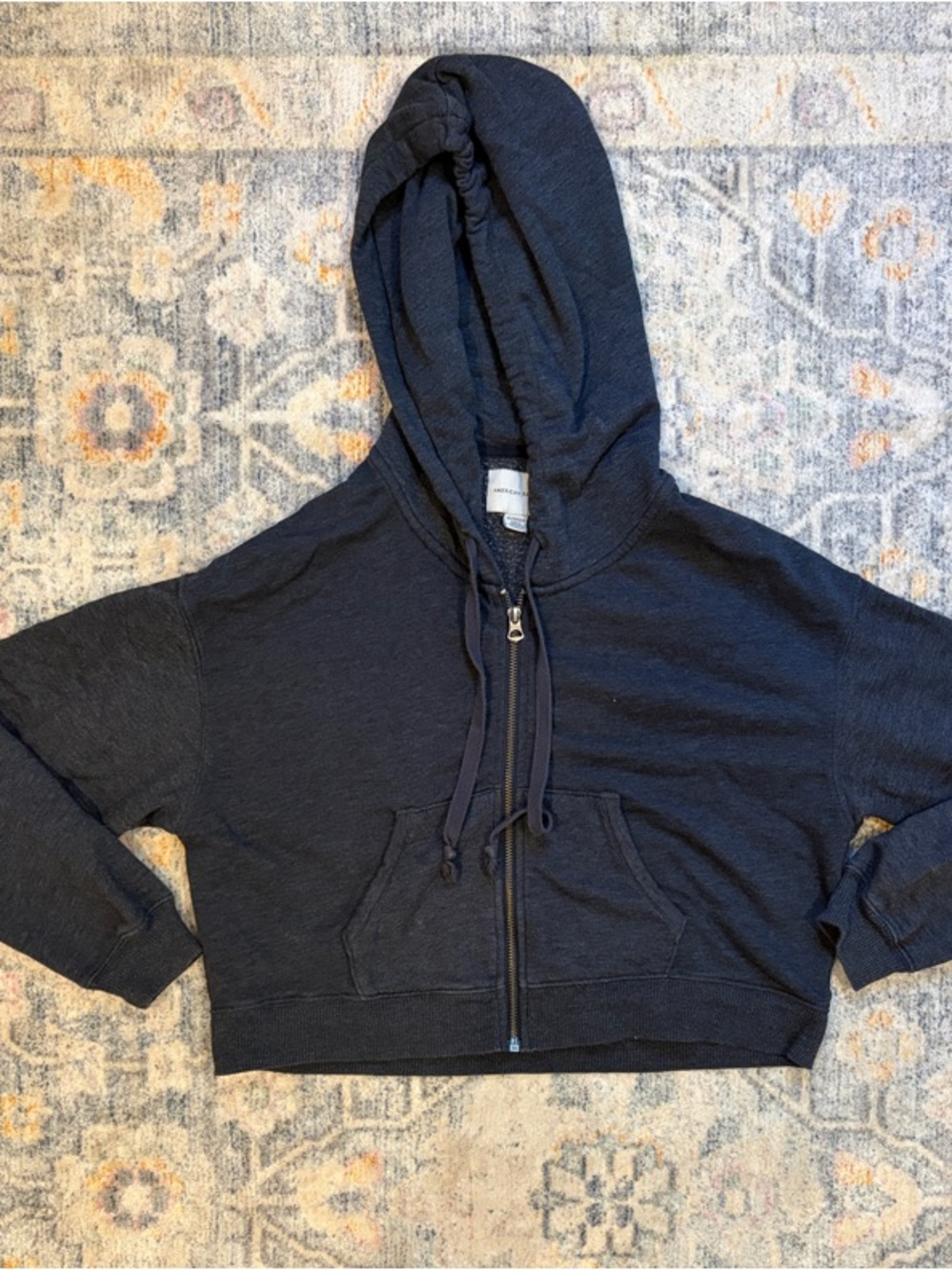 American Eagle cropped zip up